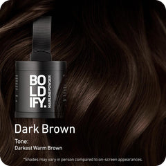 Boldify open pan revealing powder texture and easy pickup for precise application