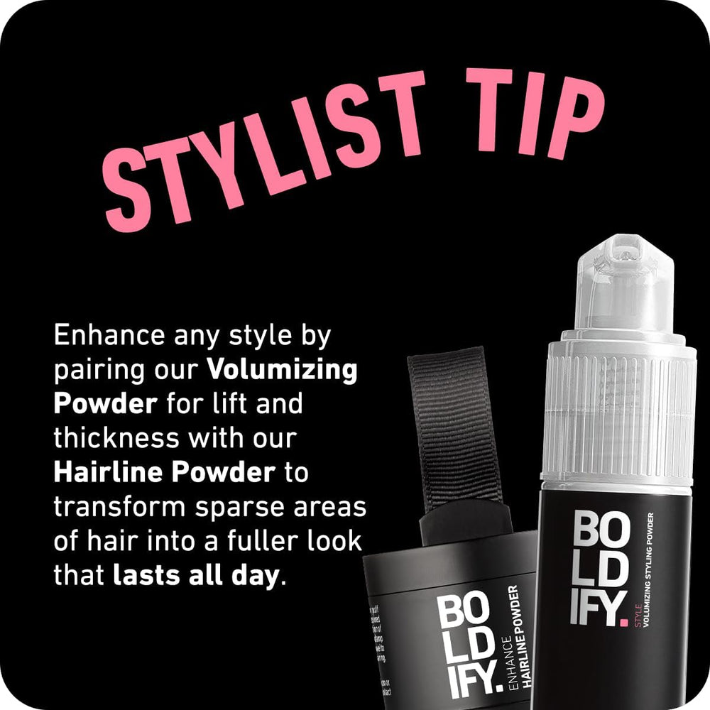 Boldify texture close-up on strands reveals matte separated texture
