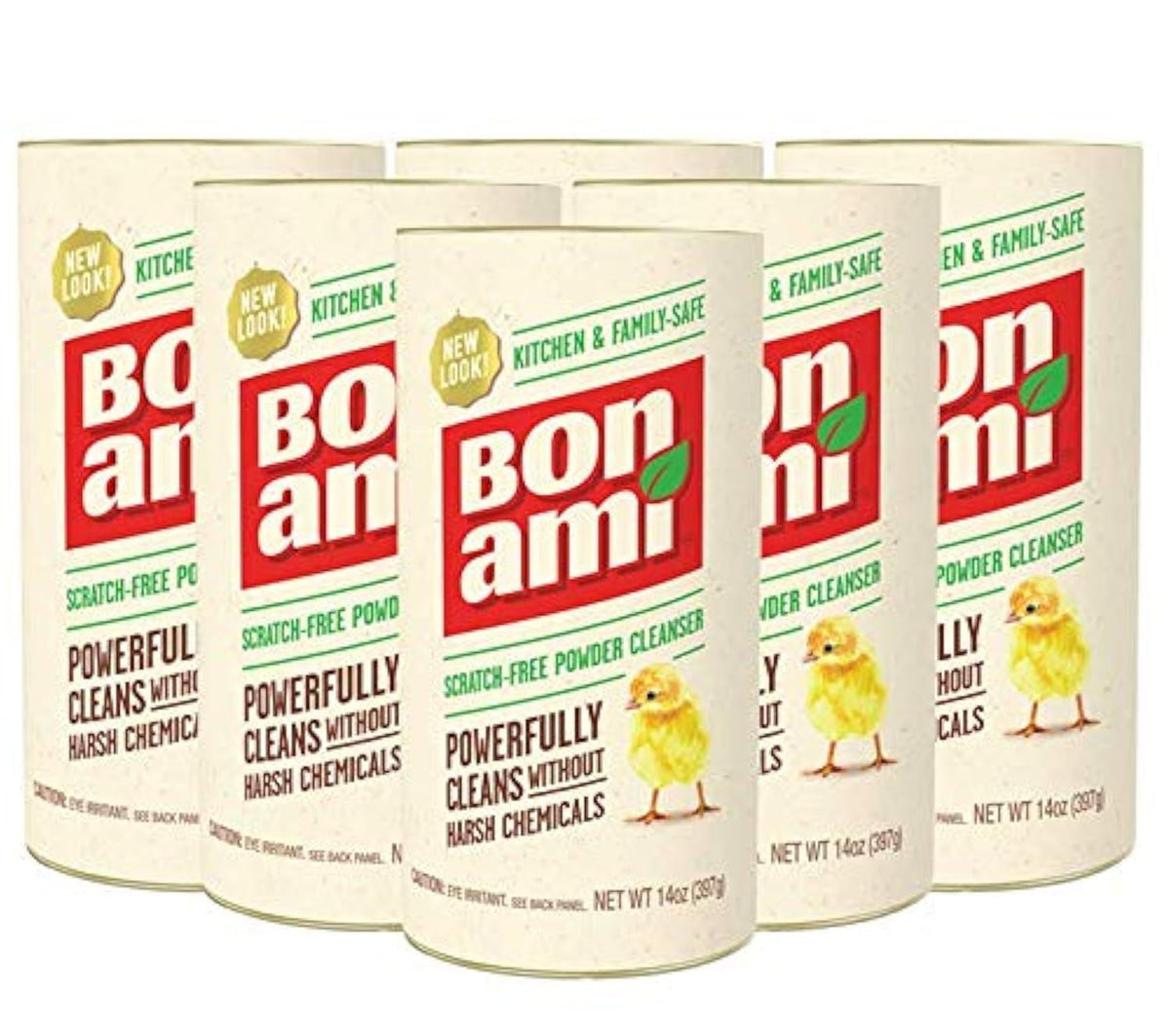 BON AMI front packaging 14 oz tubs showing label and pack benefit