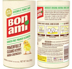 BON AMI in use cleaning sink demonstrating safe, no-scratch cleaning benefit