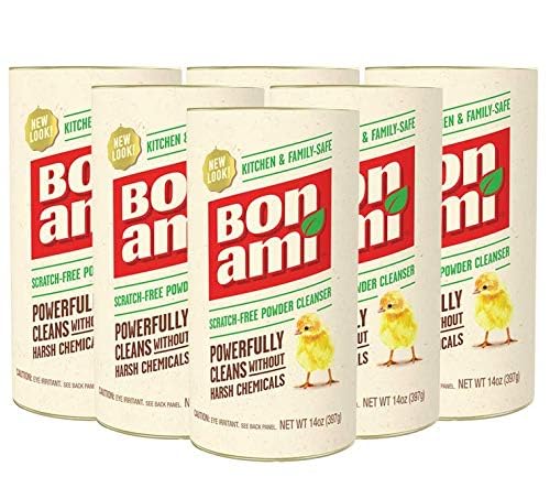 BON AMI close-up powder texture highlighting gentle abrasives and effectiveness