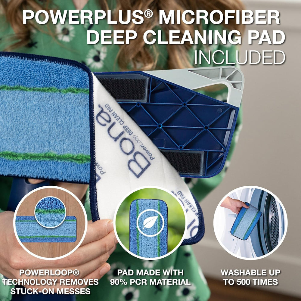 Bona refillable cleaner cartridge with PowerPlus solution for residue-free cleaning