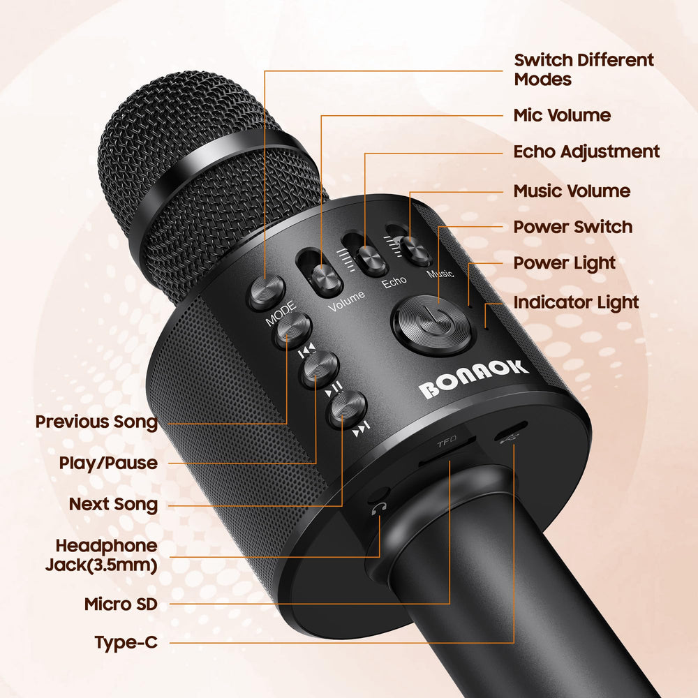 BONAOK Q37 connected to smartphone via Bluetooth for wireless playback convenience