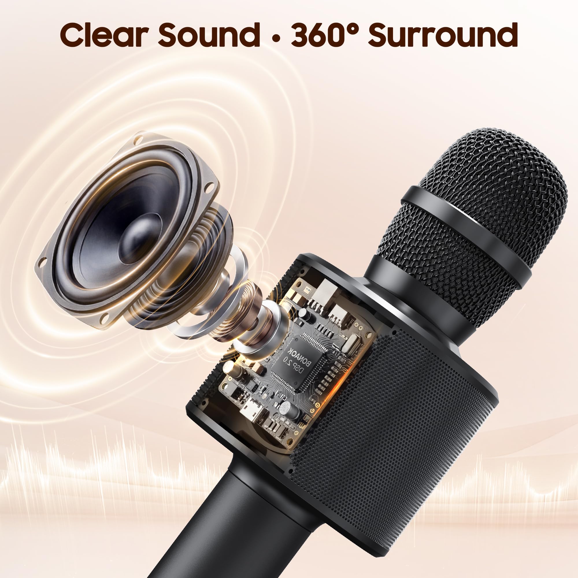 BONAOK Q37 side grip detail highlighting ergonomic shape for comfortable hold