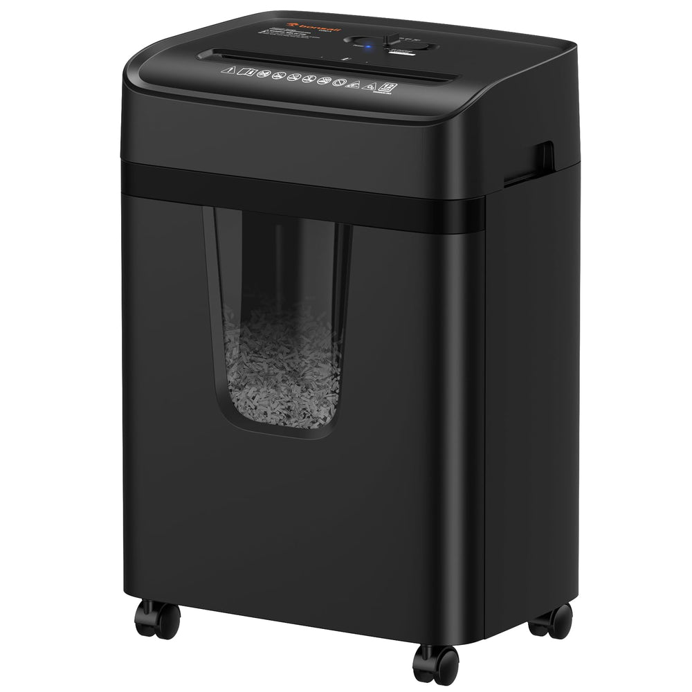 bonsaii front view with open bin showing pullout convenience and safety