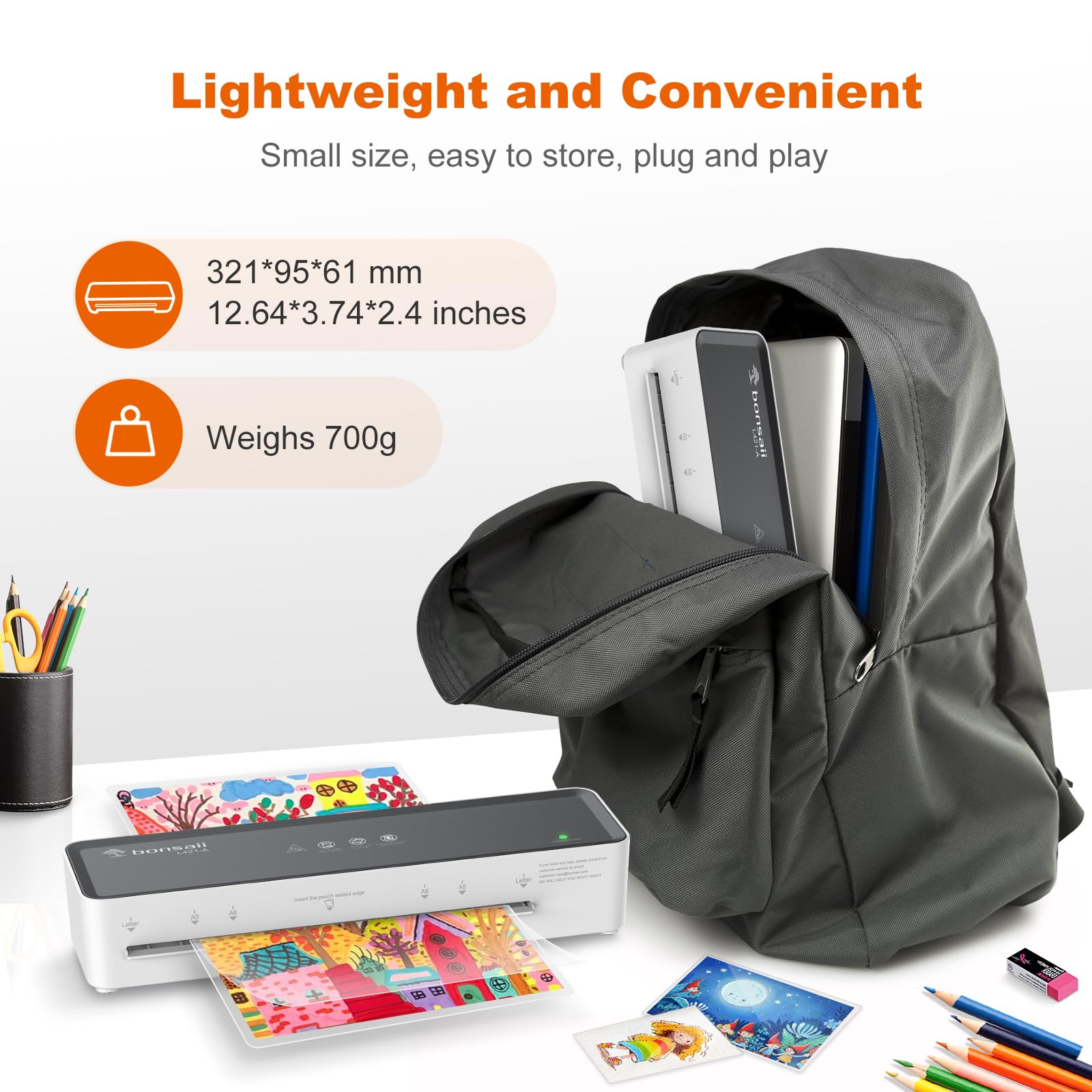 Bonsaii top control panel with ready light, easy operation benefit