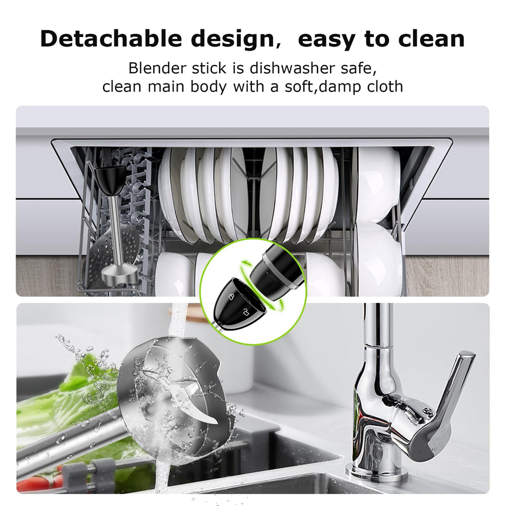 Bonsenkitchen two-speed control buttons for precise blending choices