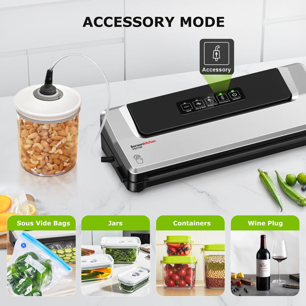 Bonsenkitchen starter kit with bags and interfaces for immediate use