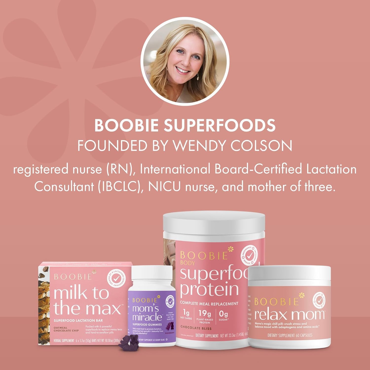 Boobie Bar next to hand for clear size and portion reference