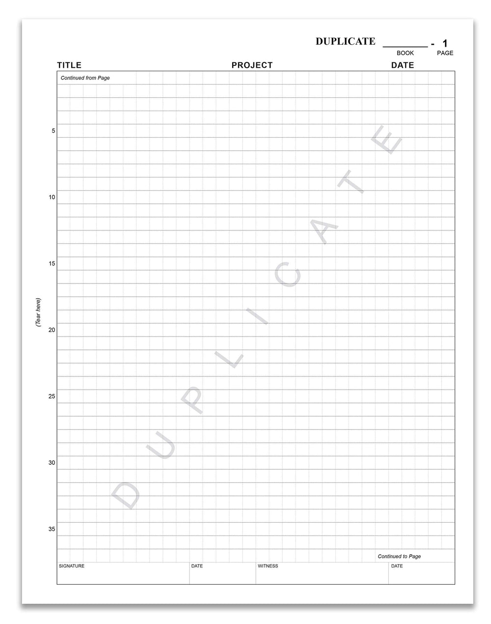 BookFactory notebook on lab bench illustrating organized record keeping