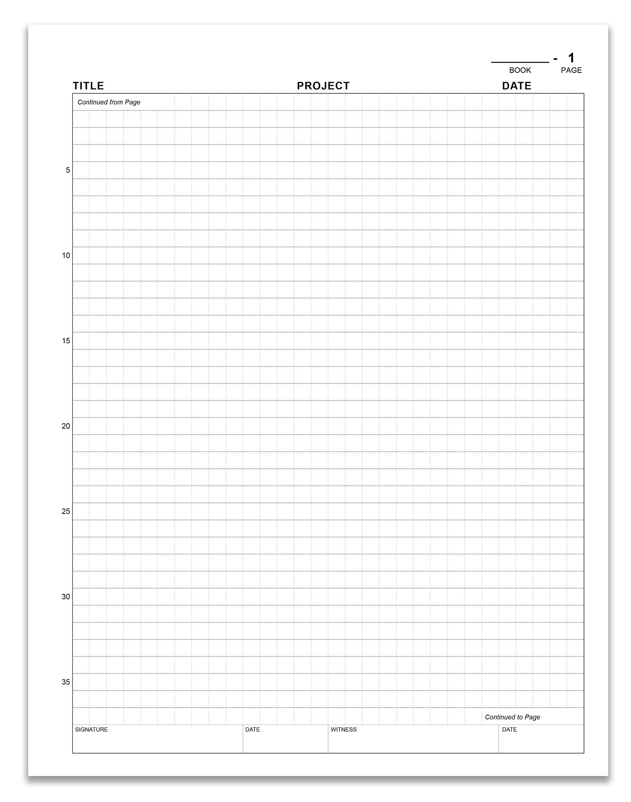 BookFactory inventor and witness signature blocks for complete documentation
