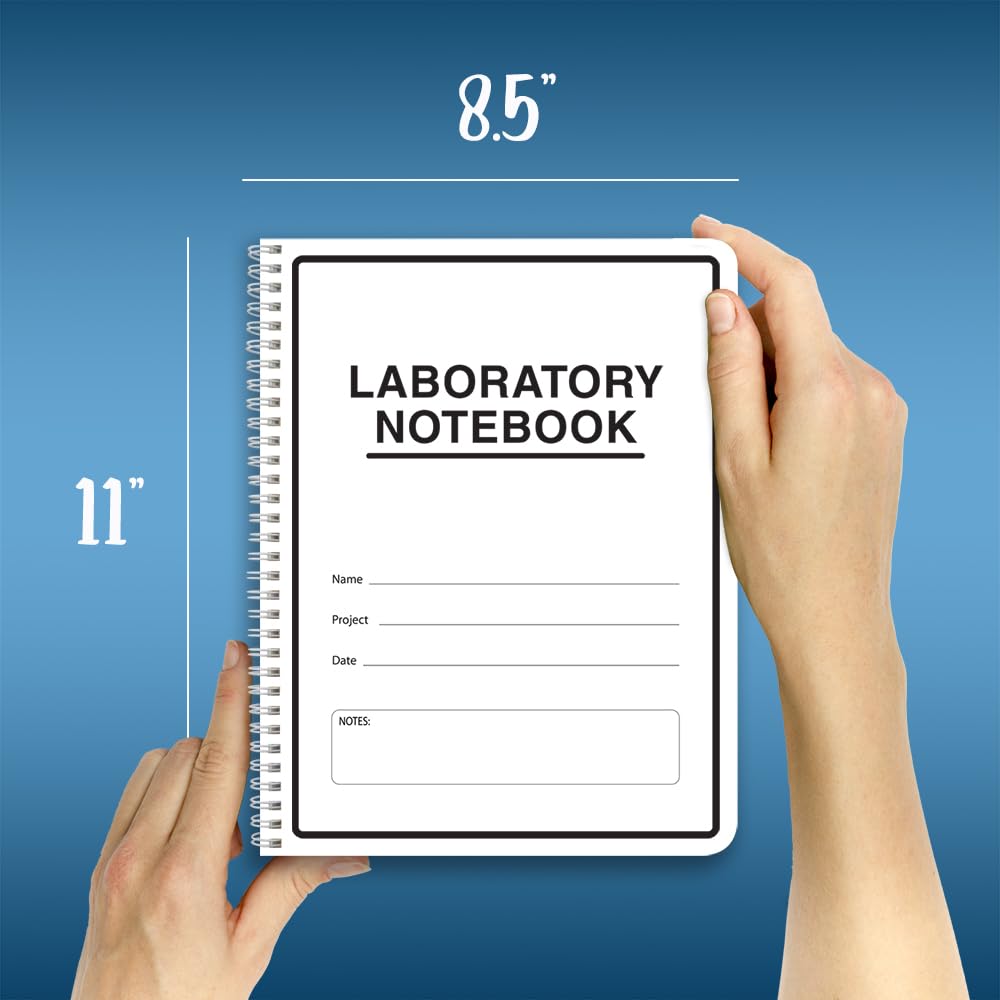 BookFactory notebook beside ruler and pencil showing 8.5 by 11 inch scale for consistent recording
