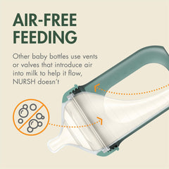Boon Nursh nipple detail highlighting medium-flow shape for easier latch