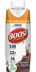 BOOST close-up of bottle cap and label, clear product identification benefit