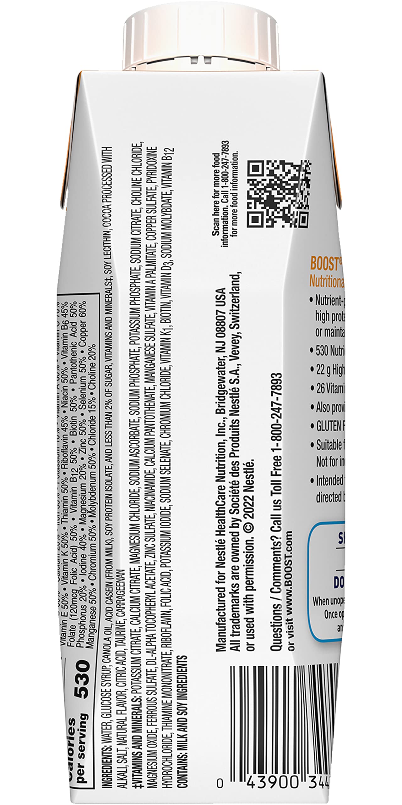 BOOST pack of 12 boxed bottles, convenient bulk supply for frequent use