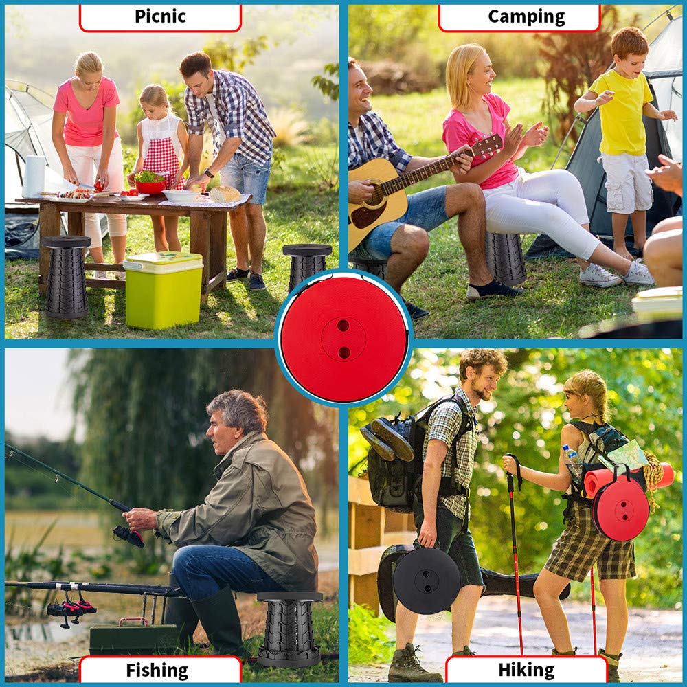 Boreeman extended stool showing height settings benefit comfort