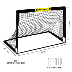 BORNEW close-up of reinforced netting and stitching, highlights durability