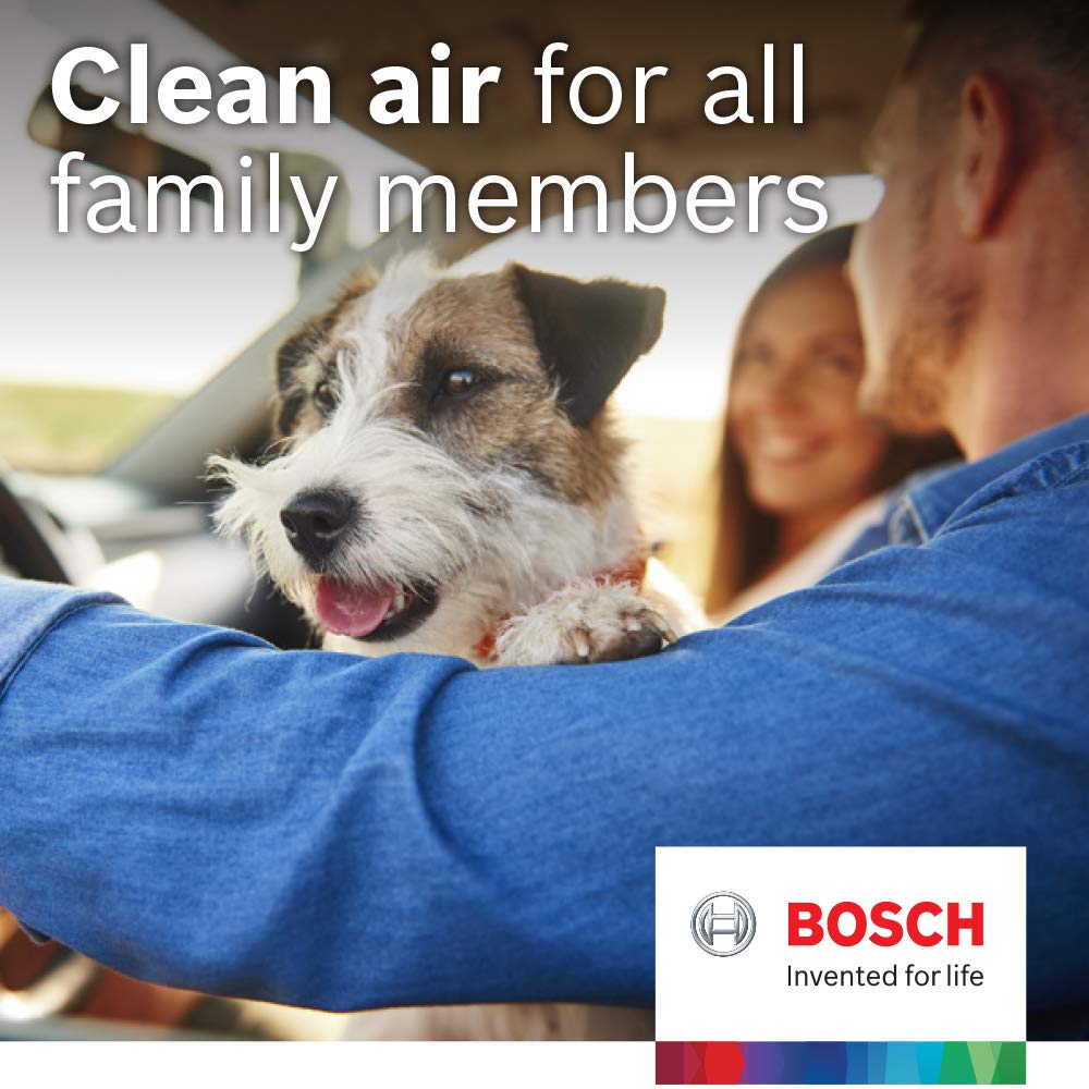 Bosch HEPA media close-up highlighting dense layers for superior particle capture