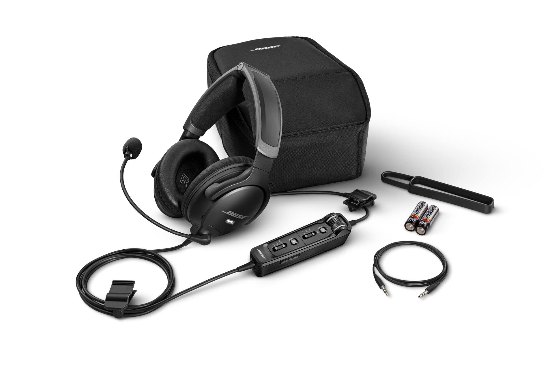 Bose A30 controls and Bluetooth interface enabling device connectivity