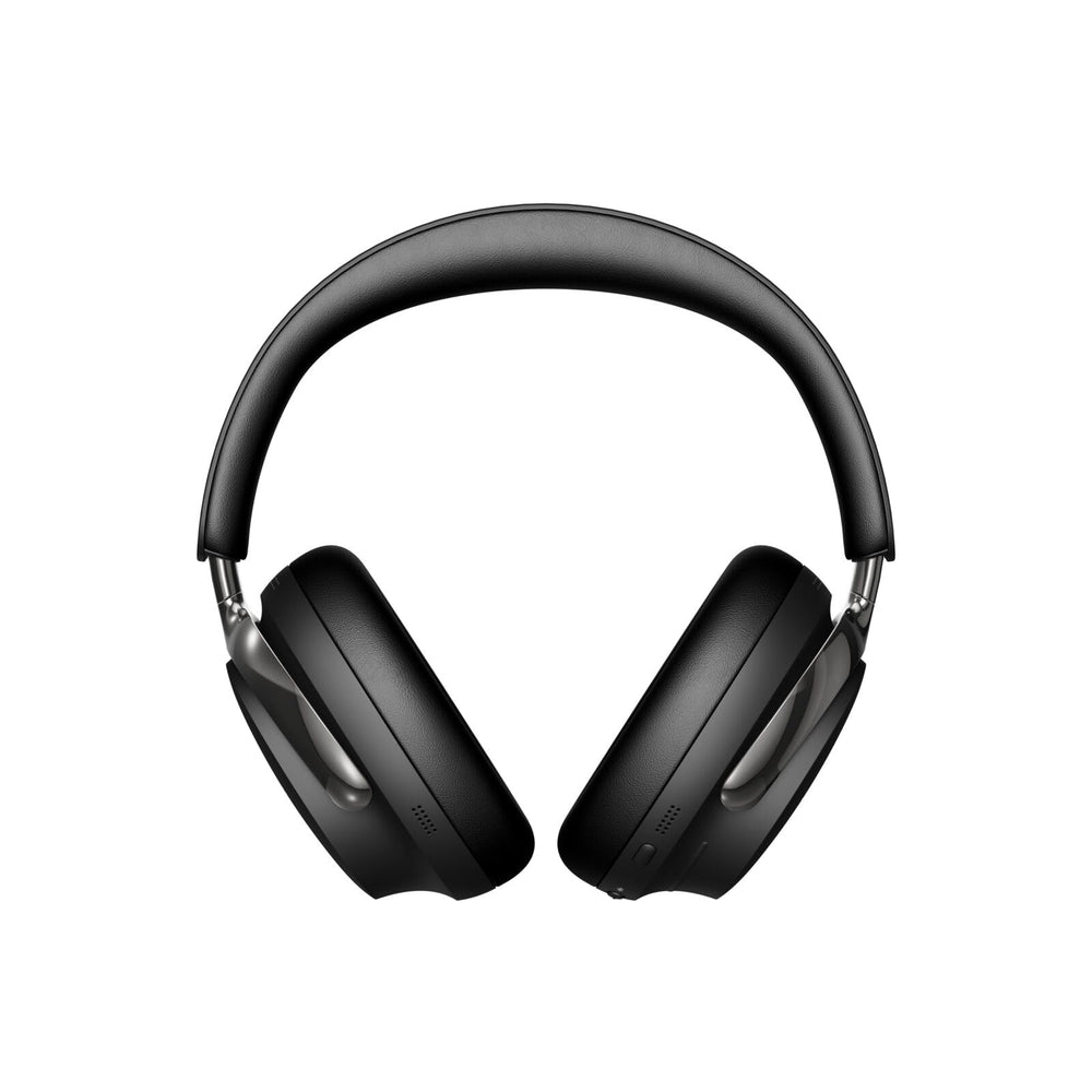 Bose QuietComfort Ultra worn on airplane demonstrating noise cancellation for travel focus