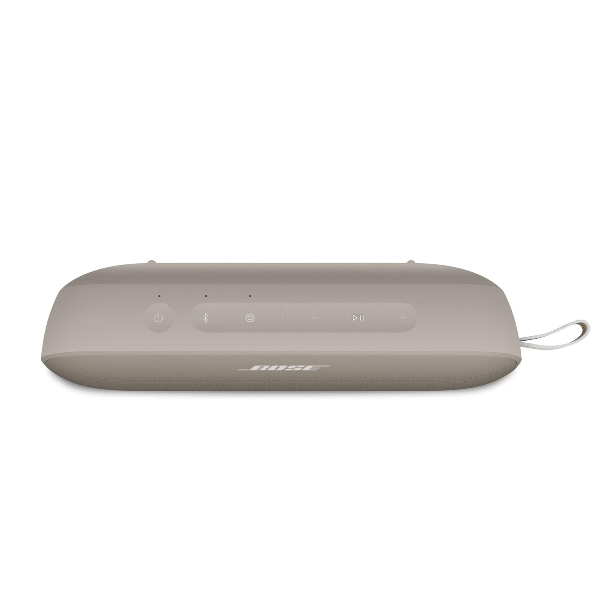 Bose SoundLink Flex grille detail, durable materials for impact and water resistance