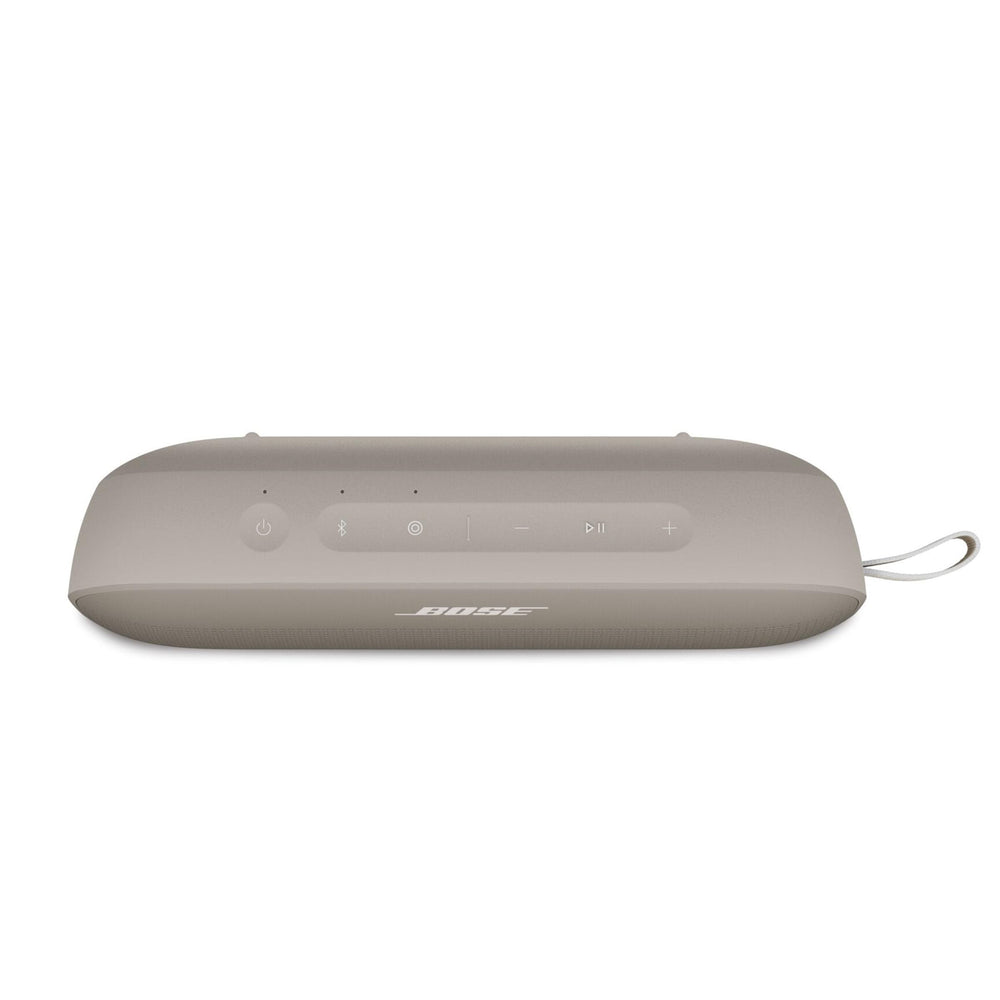 Bose SoundLink Flex grille detail, durable materials for impact and water resistance