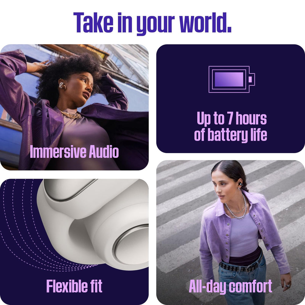 Bose Ultra Open Earbuds acoustic mesh closeup protecting against moisture