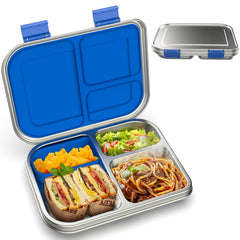 BOSEDSANG front view showing organized packed lunch and benefit of spill-free transport