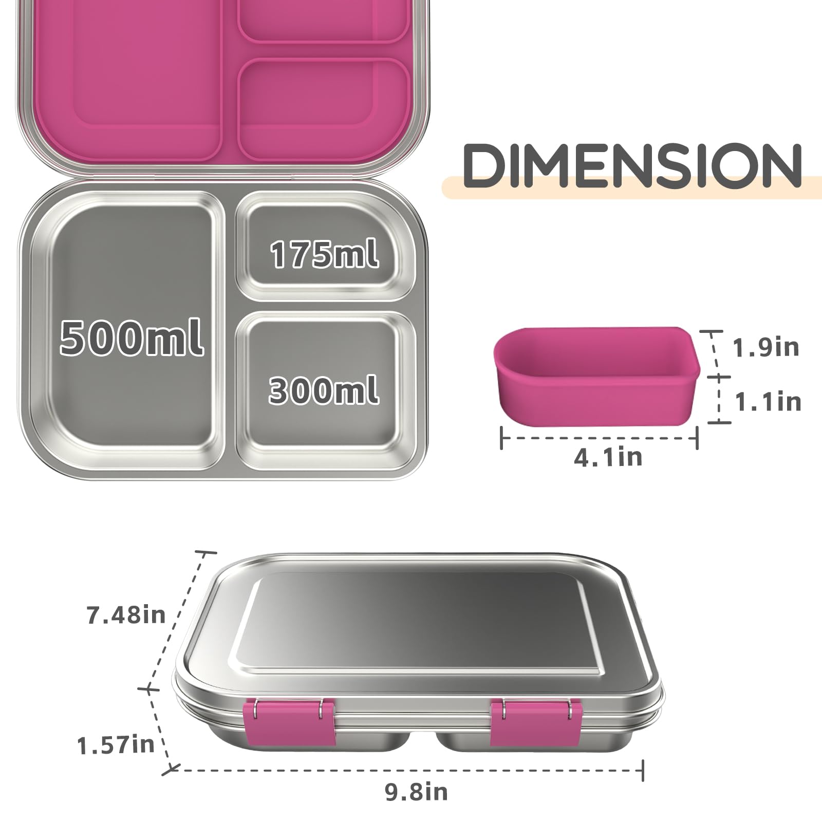 BOSEDSANG child opening lunch box, child-friendly design simplifies use
