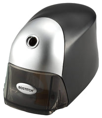 Bostitch QuietSharp executive front view showing sleek black housing and controls for fast sharpening