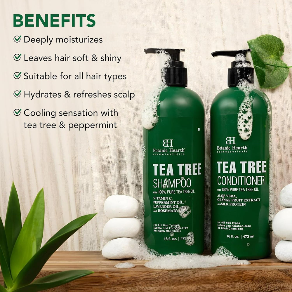 Botanic Hearth shampoo lathering in shower demonstrating deep-cleansing benefit