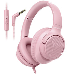Botesty Sound front view pink headphones showing sleek design and fit
