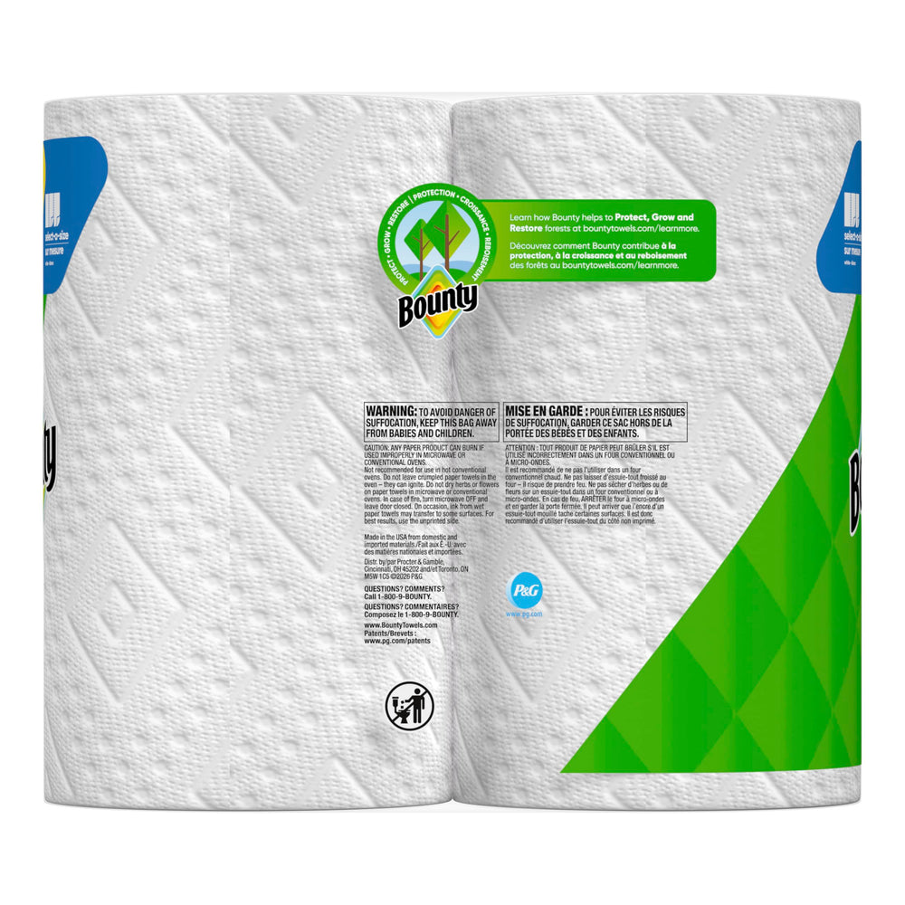 Bounty towel polishing a window for streak-free, absorbent cleaning