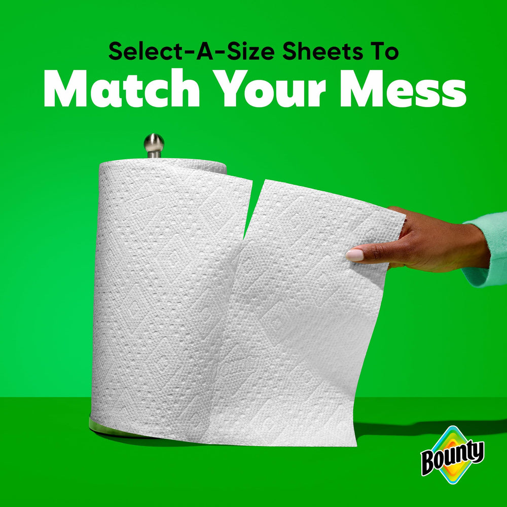 Bounty wet strength demo showing towel holding up when soaked