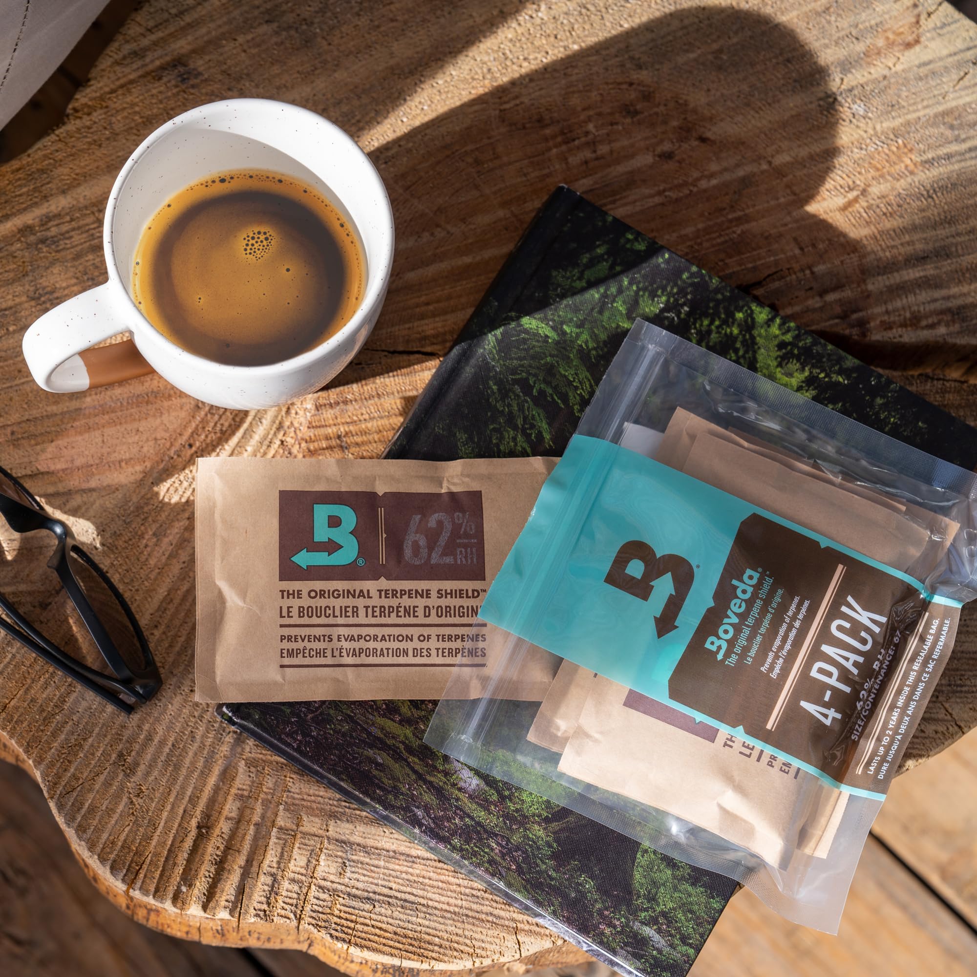Boveda branding with Vivi Fresh reference on label highlighting continuity of formula and trust