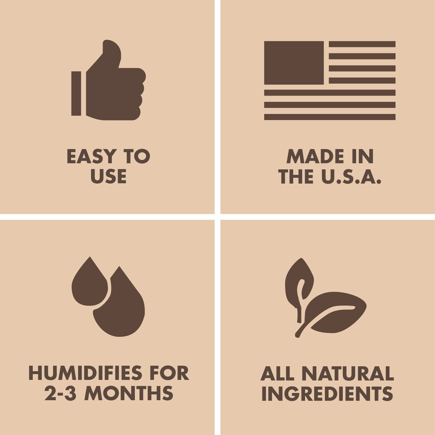 Lifestyle scene with Boveda on a desk demonstrating reliable preservation