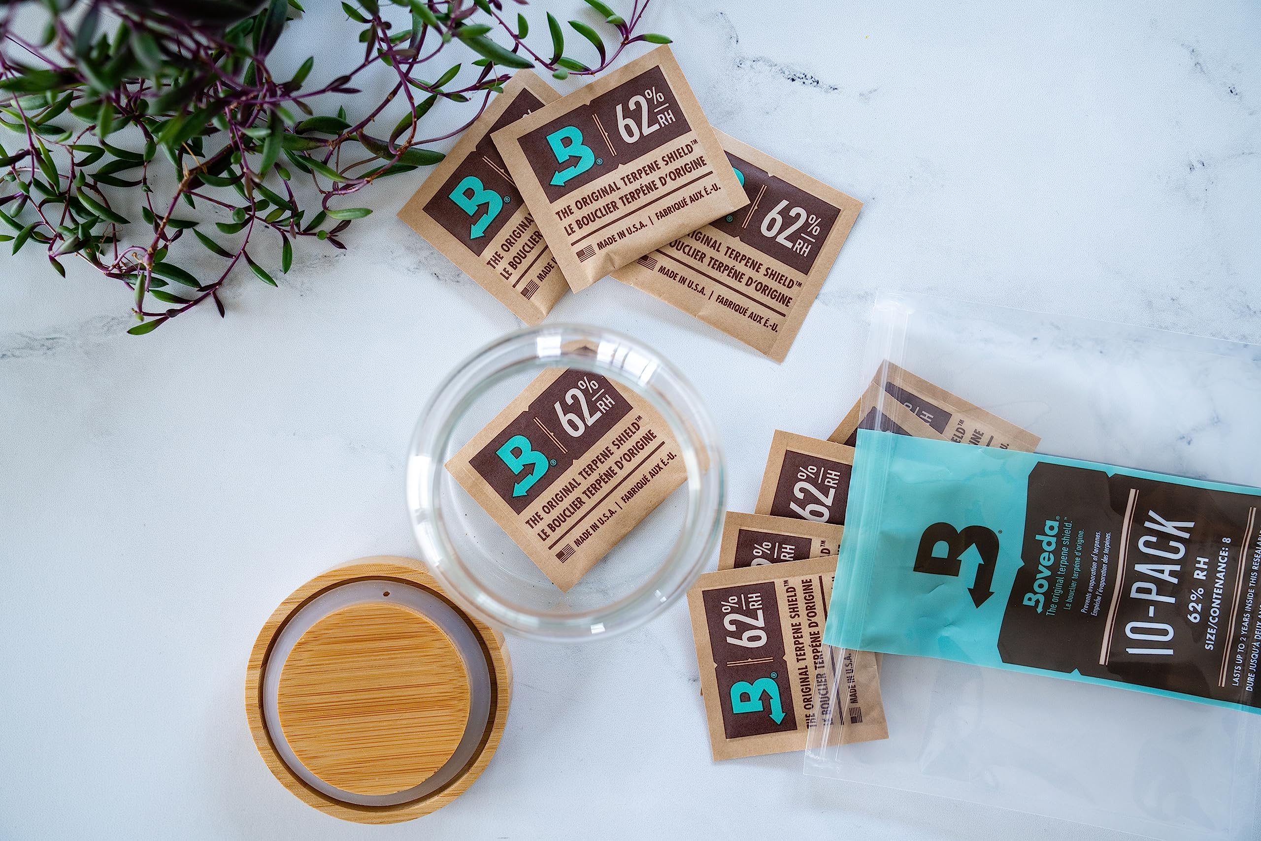 Boveda Size 8 packet that hardened as replacement indicator for timing benefit