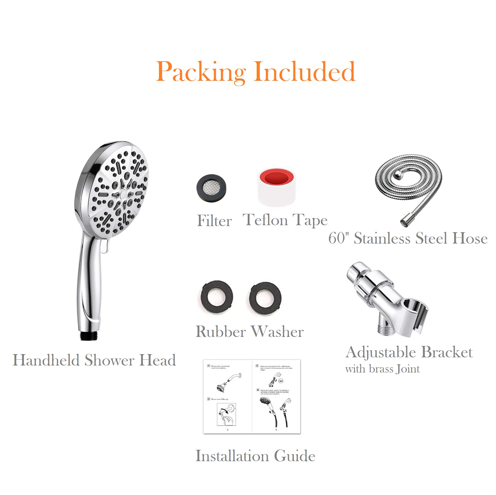BOWGER packaging with accessories showing easy, complete installation