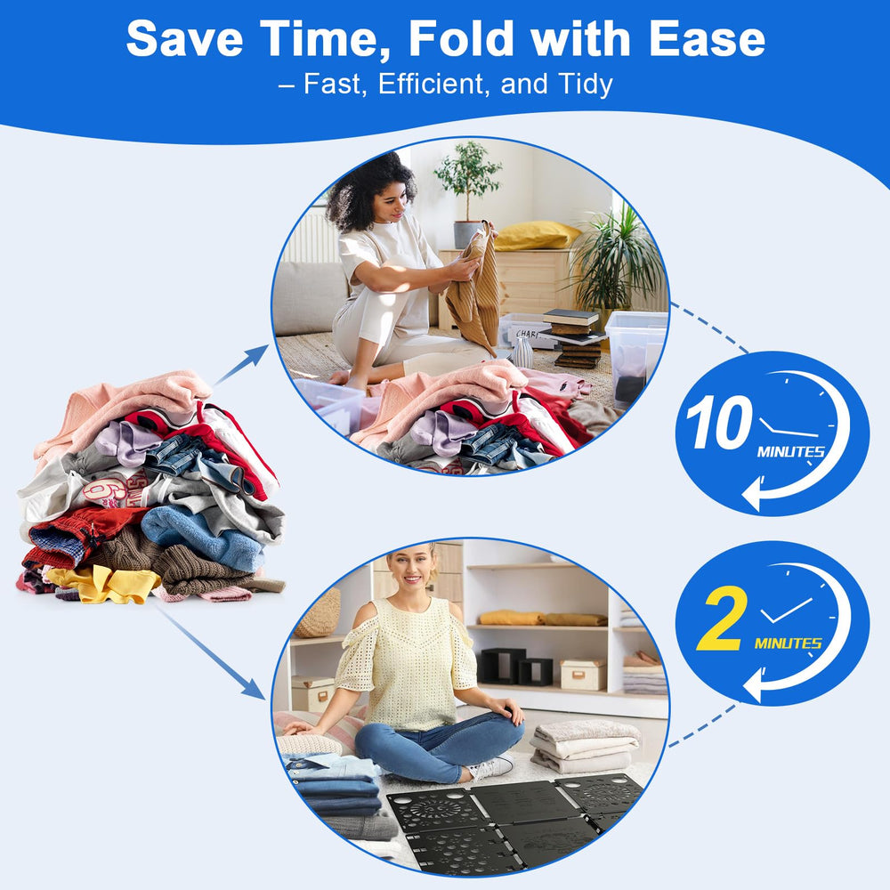 BoxLegend folded compactly for travel and easy drawer storage benefit
