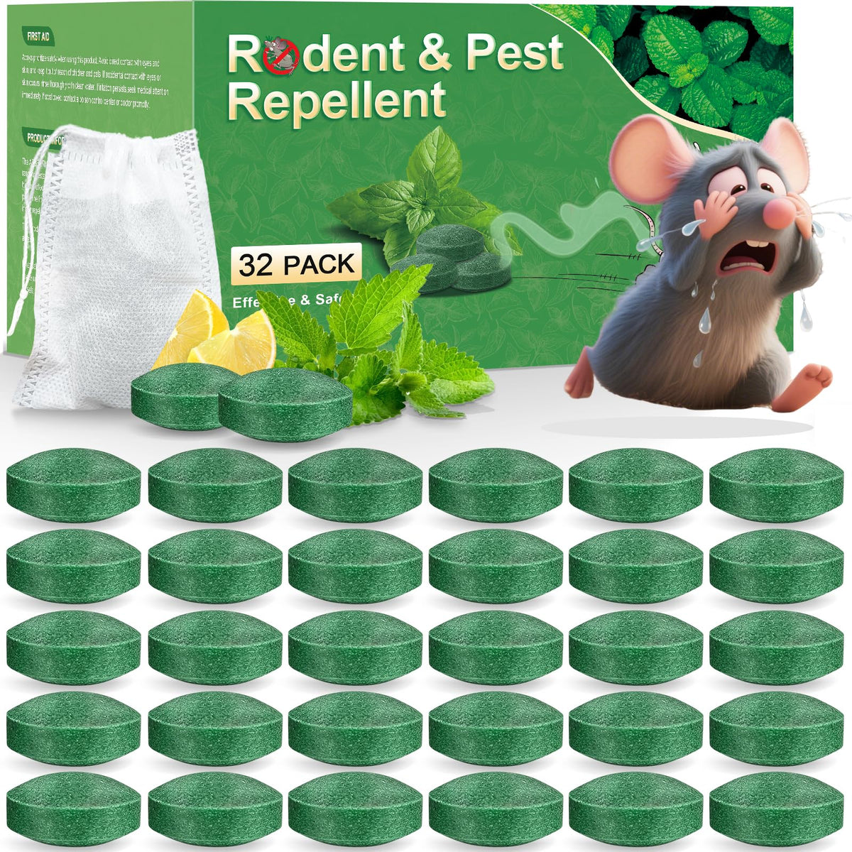 BOZFLY front packaging showing 32-pack and product benefits