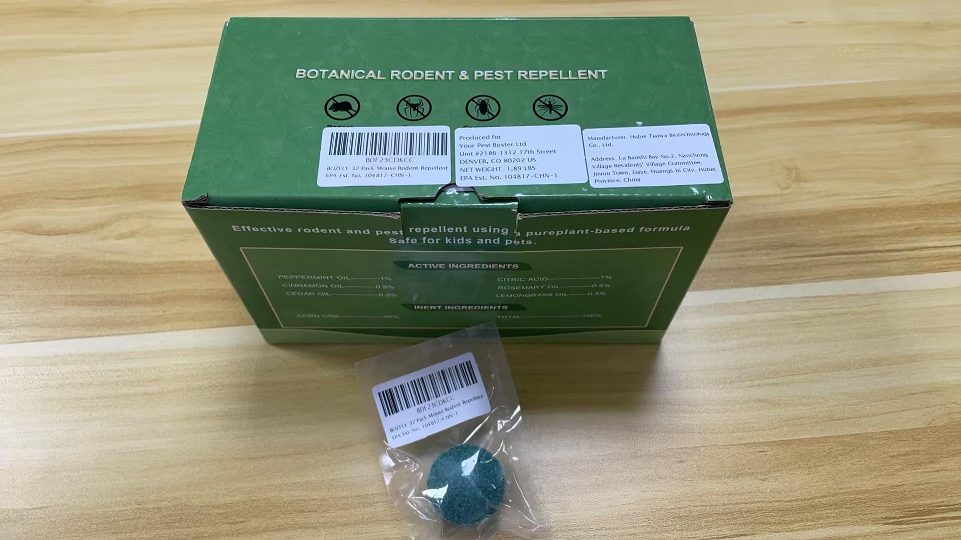 BOZFLY lifestyle kitchen scene showing discreet pest prevention use