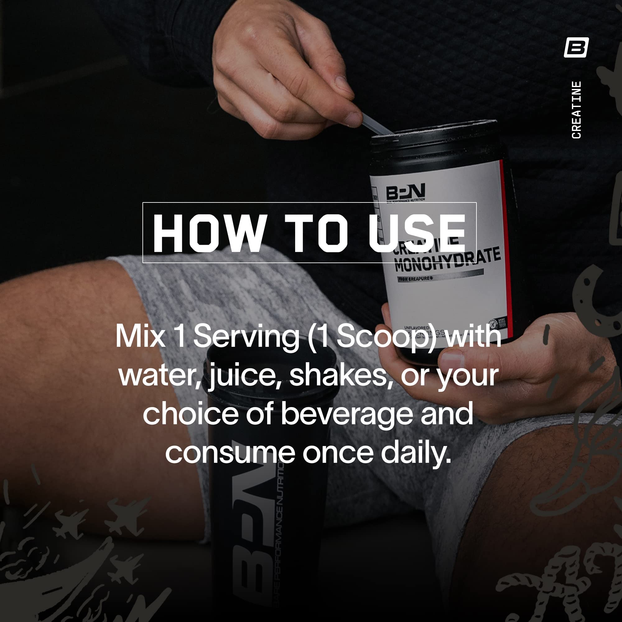 BARE PERFORMANCE NUTRITION powder mixed in shaker demonstrating easy dissolving convenience