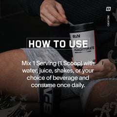 BARE PERFORMANCE NUTRITION powder mixed in shaker demonstrating easy dissolving convenience