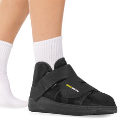 BraceAbility closed toe front view showing protective toe box and secure fit
