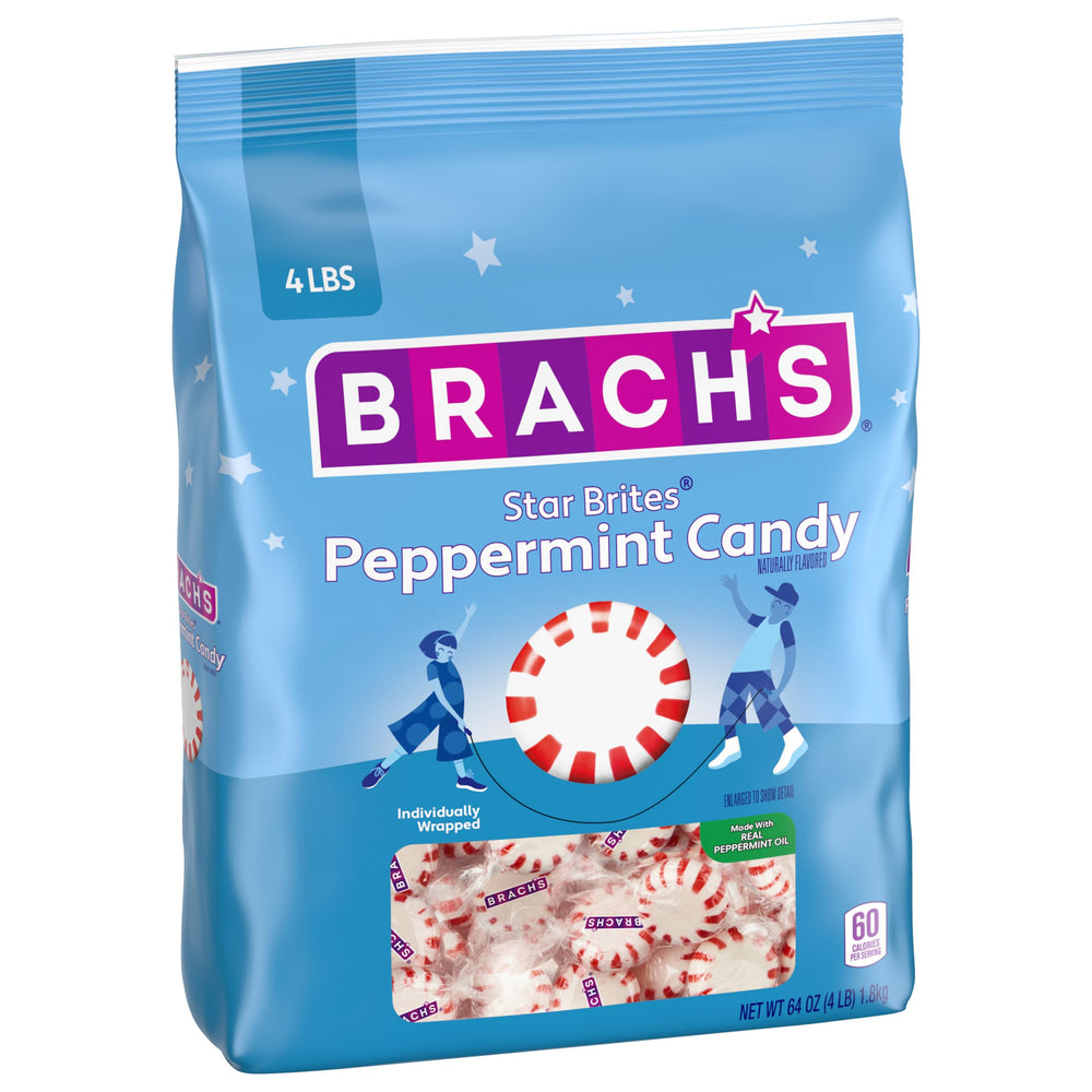 Brach's mints in a glass bowl offering an attractive countertop display