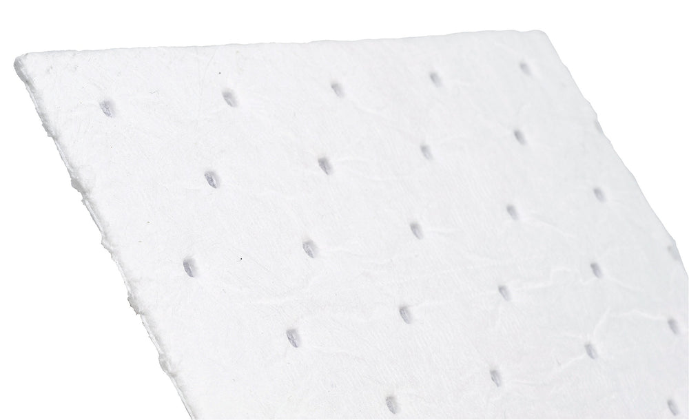 Brady perforation and dimples detail highlighting tear resistance and easy size customization
