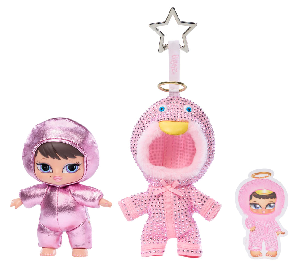 Bratz Bunny Boo rabbit plush displayed to highlight blinged-out design