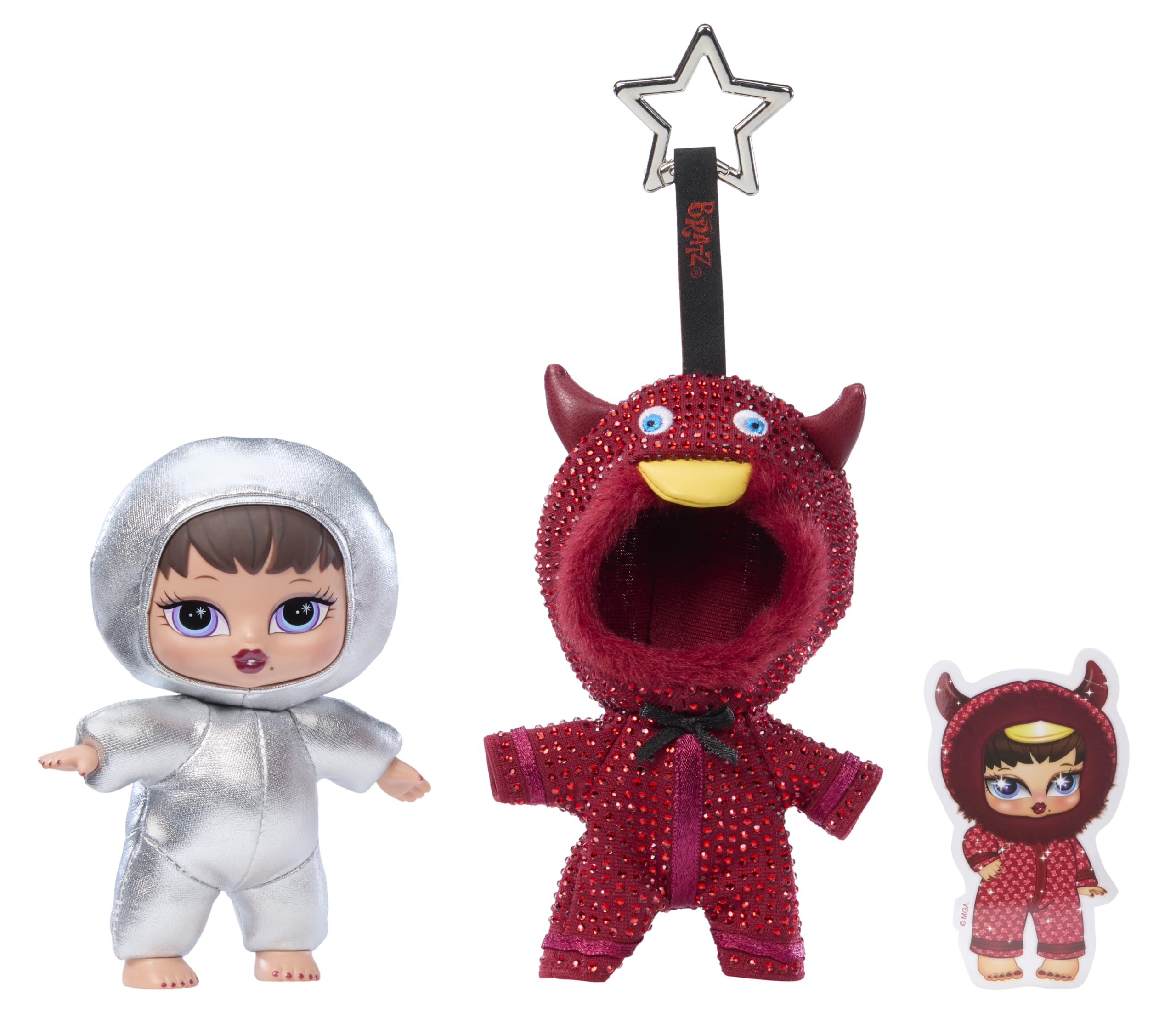 Bratz Kool Kat kitty figure staged with accessories for stylish display