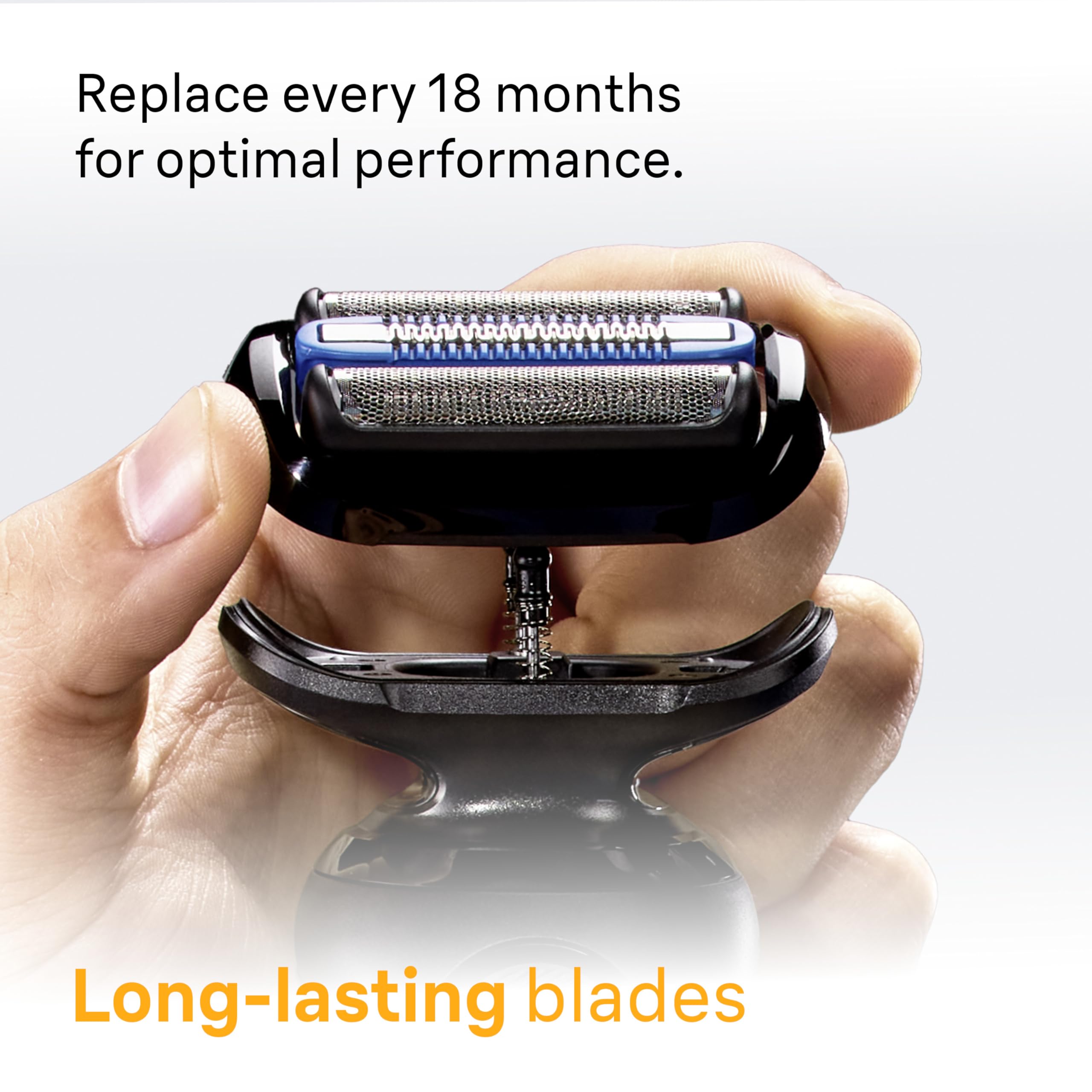 Braun Series 5 being used in shower showing wet shaving convenience