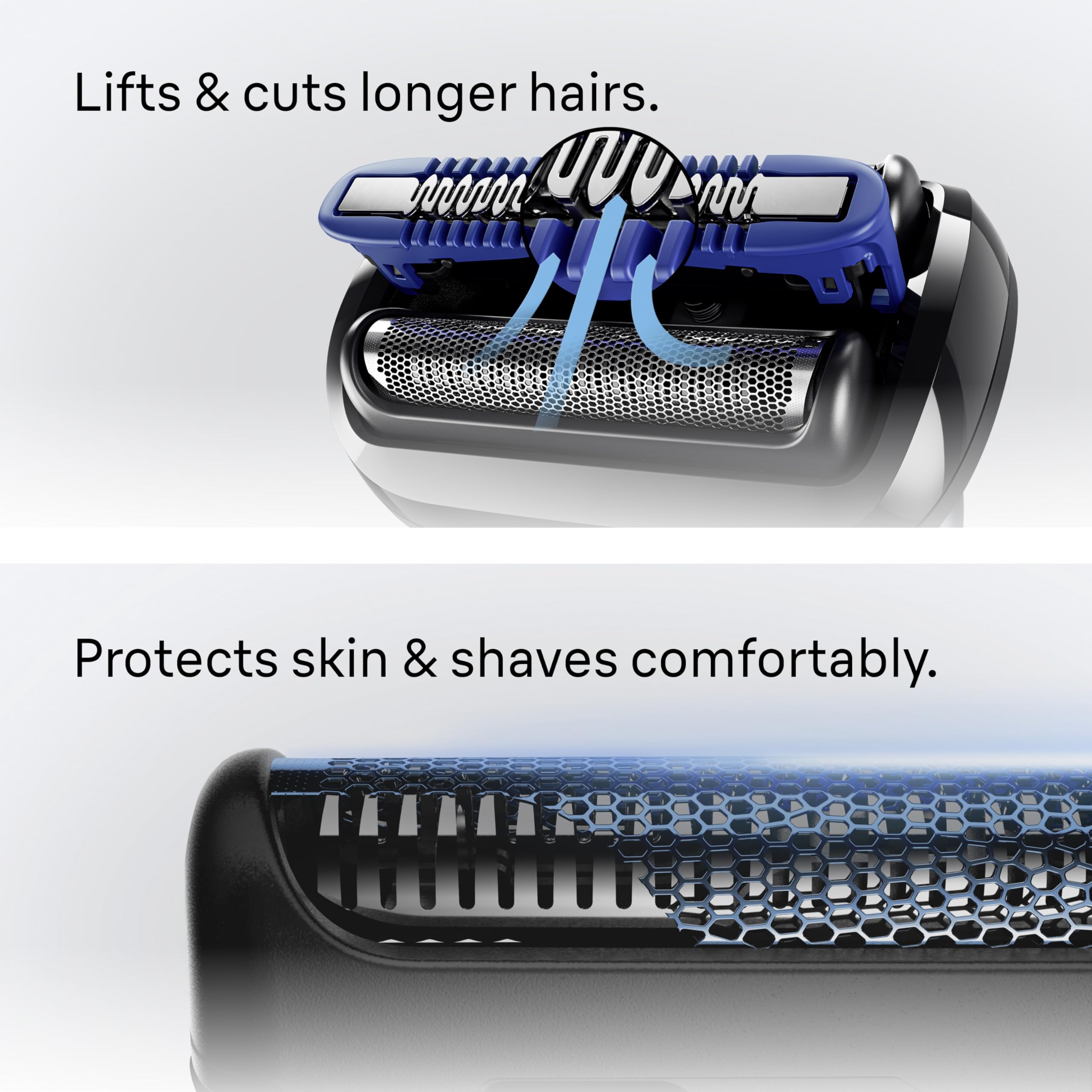 Braun Series 5 travel case open with shaver and attachments for portability